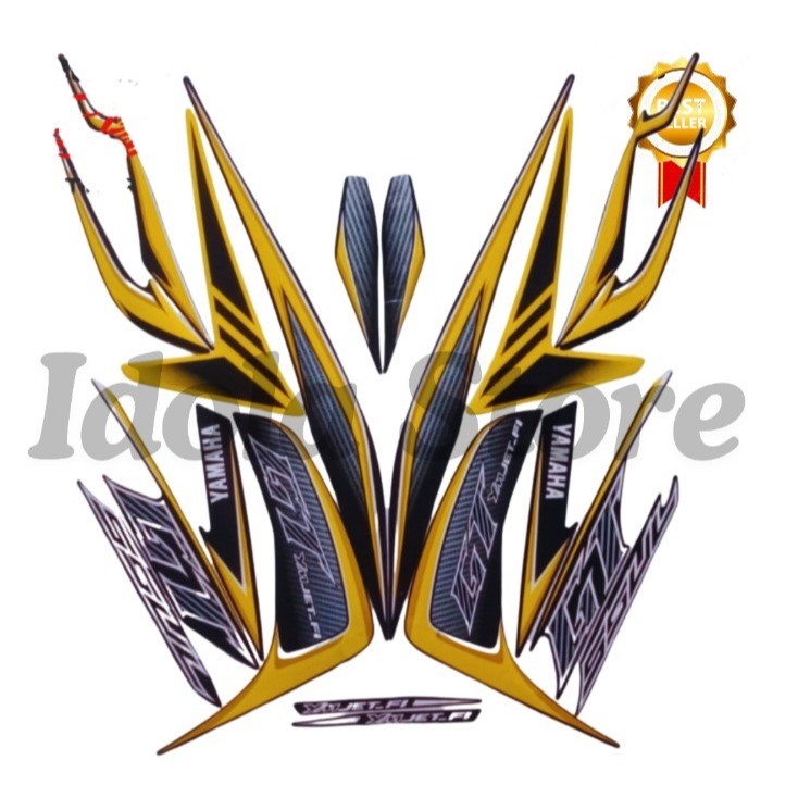 Stiker Striping Mio Soul GT 2013 Kuning List Stiker Standar Mio Soul GT 2013 Terbaik