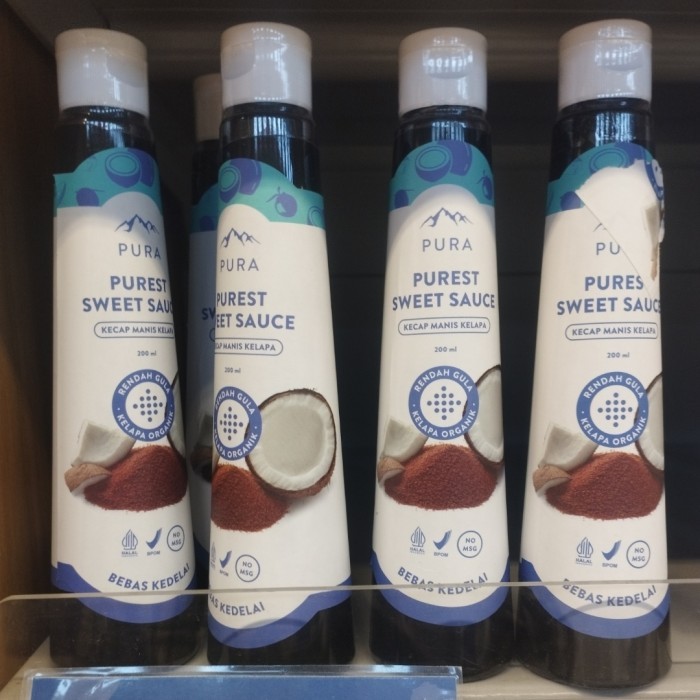 

pura kecap manis kelapa rendah gula kelapa organic 200ml