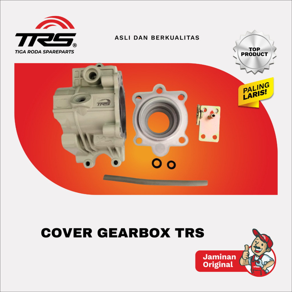 VIAR TRS Cover Rumah Gearbox Gear Box Motor Roda Tiga Viar Karya 150cc Tossa Herculess Spareparts TR