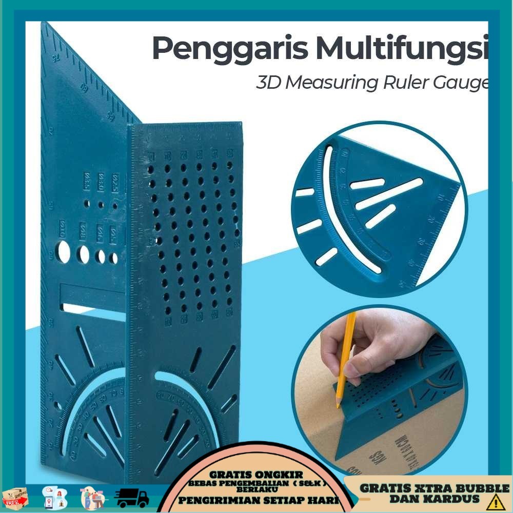 

DIDIHOU Penggaris Mark Line Measuring Gauge T-Type Ruler 90 Degree - M141426