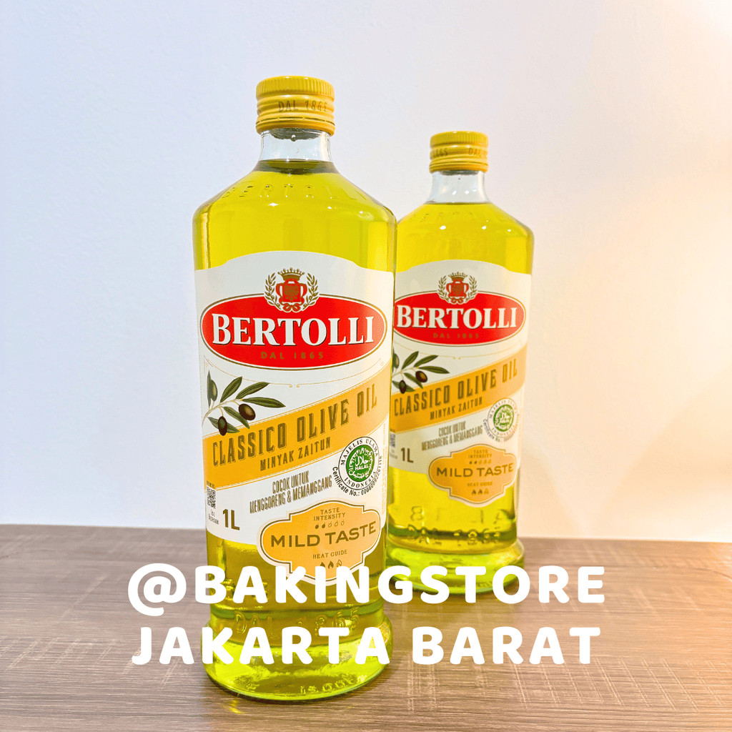 

Olive oil Bertolli Classico 1 Liter - Minyak zaitun Classic