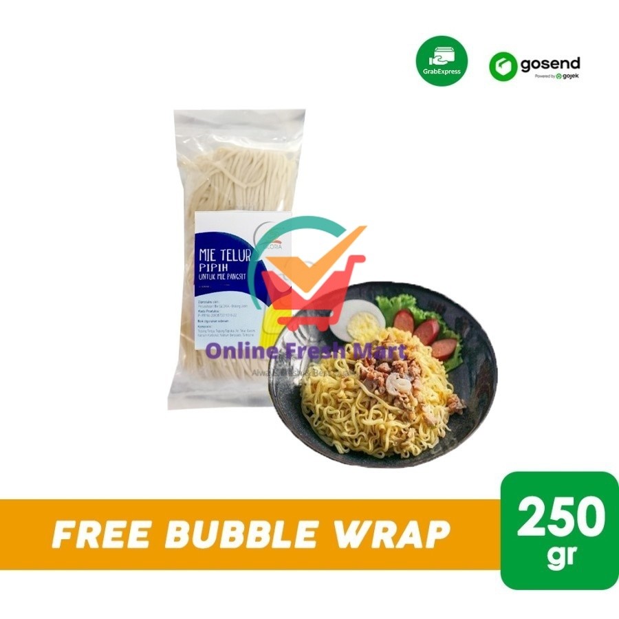 

Mie Telur / Mie Telor GLORIA 250gr (KHUSUS INSTANT) - Online Fresh Mart Denpasar