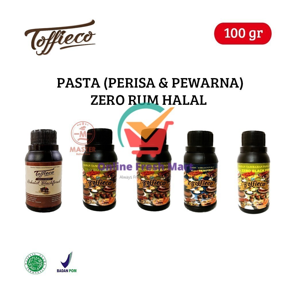 

Toffieco Pasta 100gr (ZERO BAKAR / ZERO BLACKFOREST / COKLAT BLACKFOREST) - Online Fresh Mart Denpasar