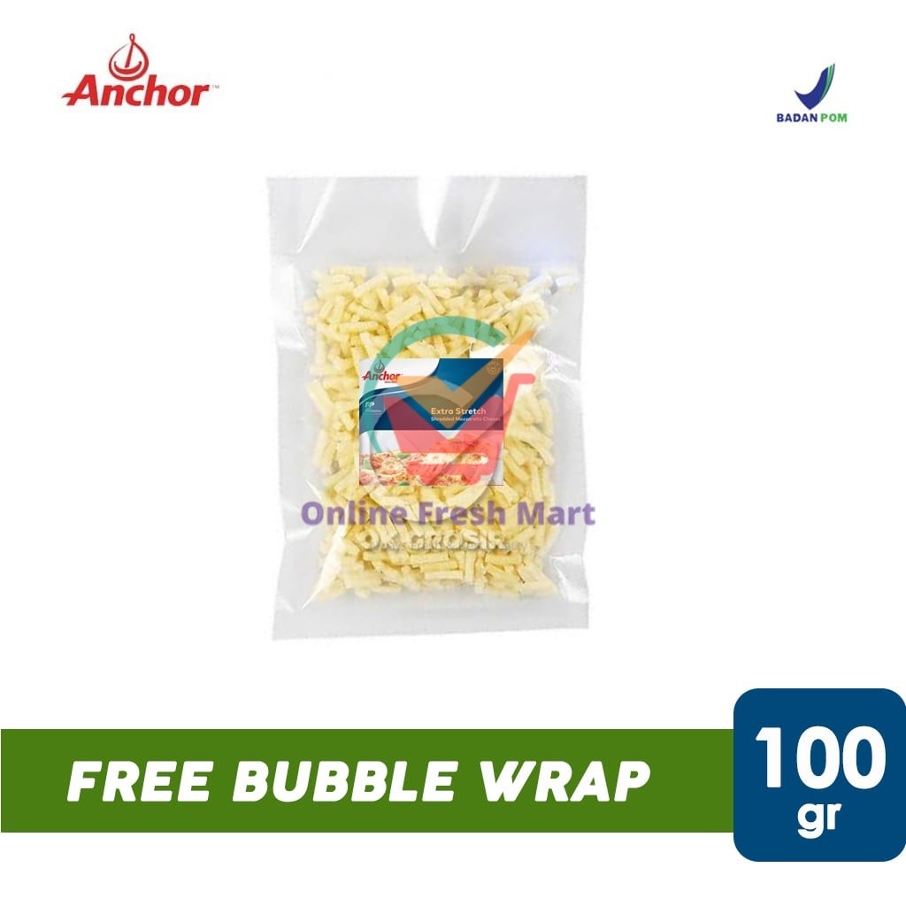 

Anchor Shredded Mozzarella (100 gr) - Online Fresh Mart Denpasar