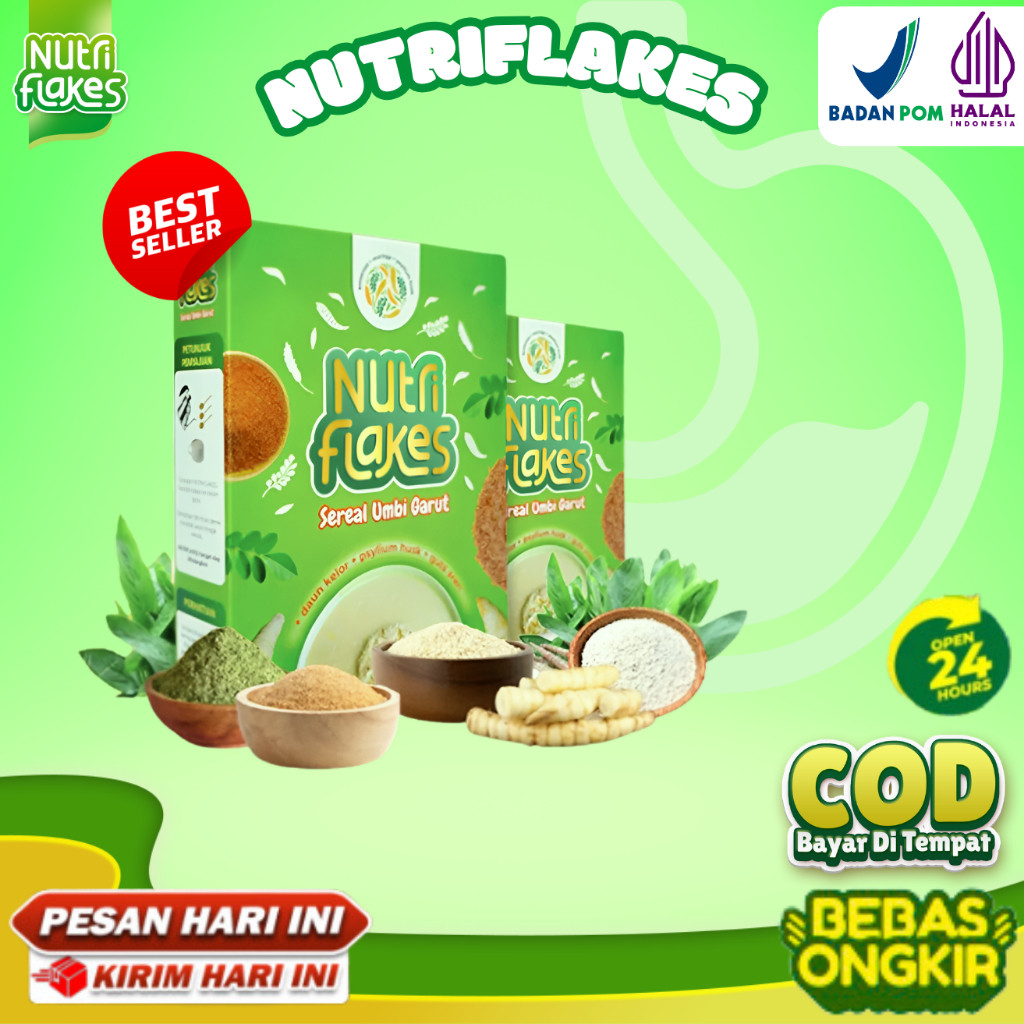 

Pilih Nutriflakes Umbi Garut: Produk Lokal Asli yang Ampuh Atasi Maag & Asam Lambung, Terbukti Terjual Banyak!