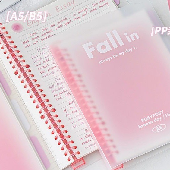 

Binder Notebook B5 A5 Binder Kuliah Buku Diary Aesthetic Note Binder B5 A5 Note Book Pink School Stuff Korea Buku Catatan barang aesthetic