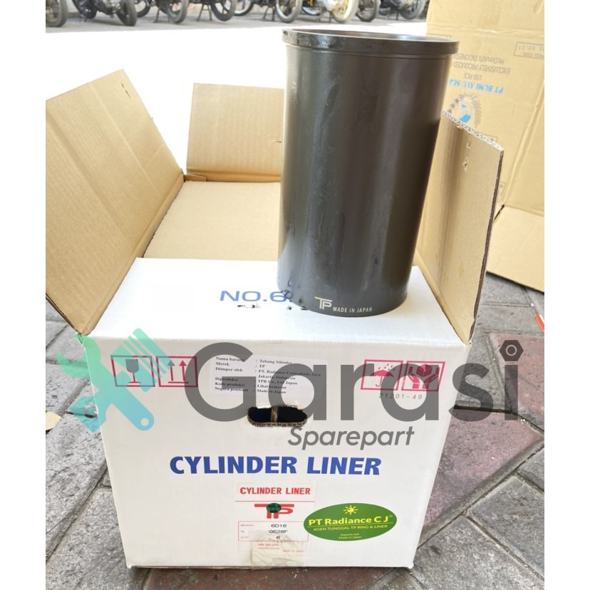 Cylinder Liner Buring Mitsubishi Fuso Ps190 Fm517 6D16 Tp Japan Ori