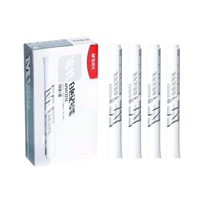 

Spidol Permanent Marker M&G APMY2213 White Spidol Tidak Bisa Dihapus