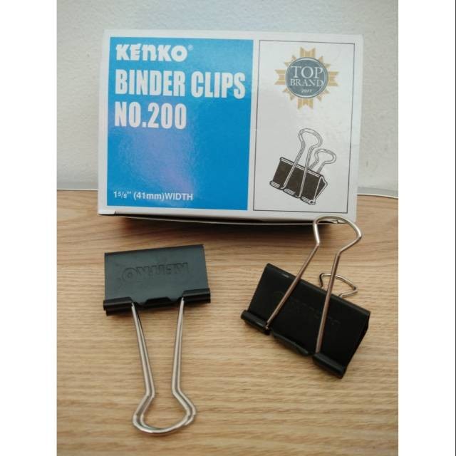 

Penjepit kertas / clip murah Binder clip 200 per lusin