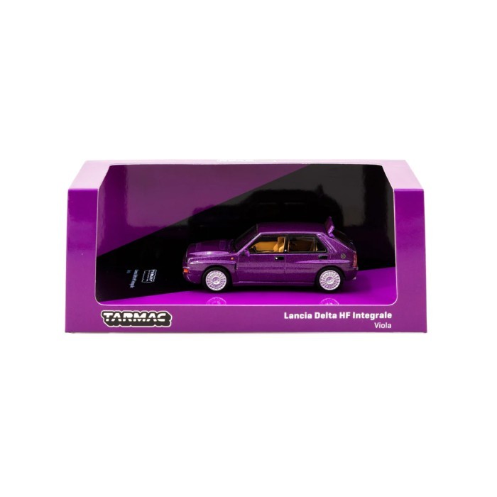 Diecast Tarmac Works 1/64 Lancia Delta HF Integrale Viola