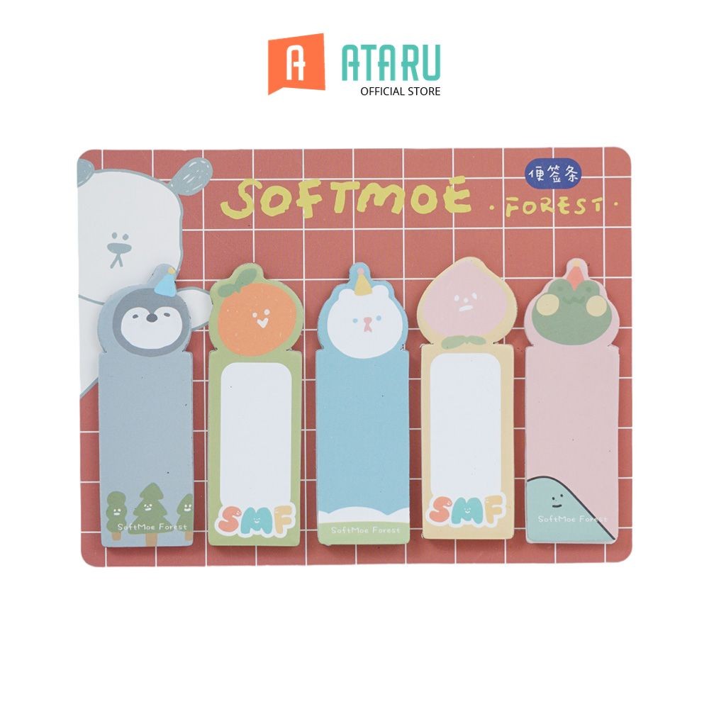 

Ataru Sticky Note Small Mix 5 Design Memo Tempel Tempelan Catatan Pengingat Perlengkapan Tulis Sticky Reminder Notes