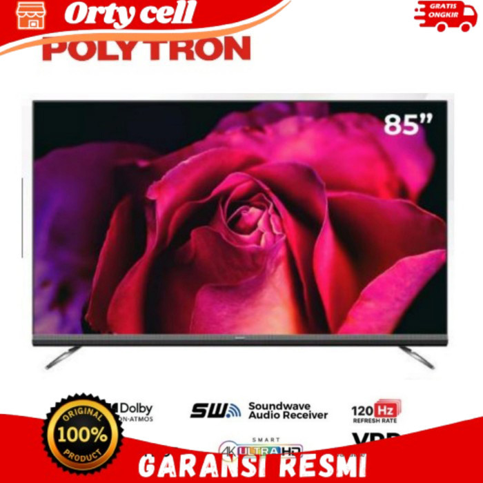 LED TV 85 Inch Polytron Smart TV UHD PLD-85UV5903