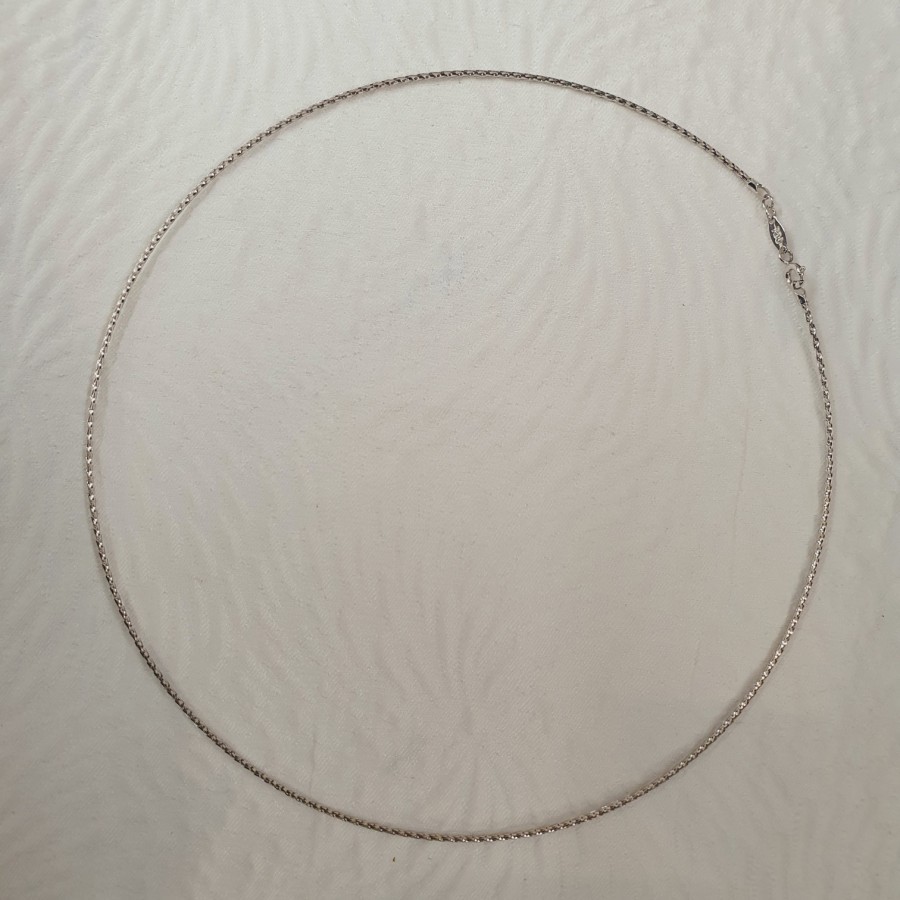 kalung choker ubs putih emas 75% 750 75 % 2gr an lebih