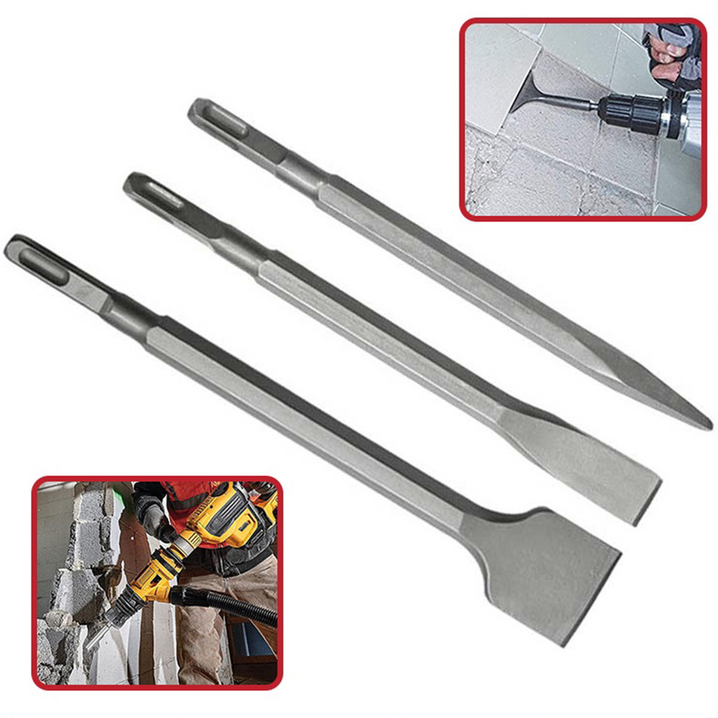 250MM Mata Bor Bobok Beton / Mata Jack Hammer/ Mata Bobok Pahat Tembok Beton Pahat Point Flat Chisel