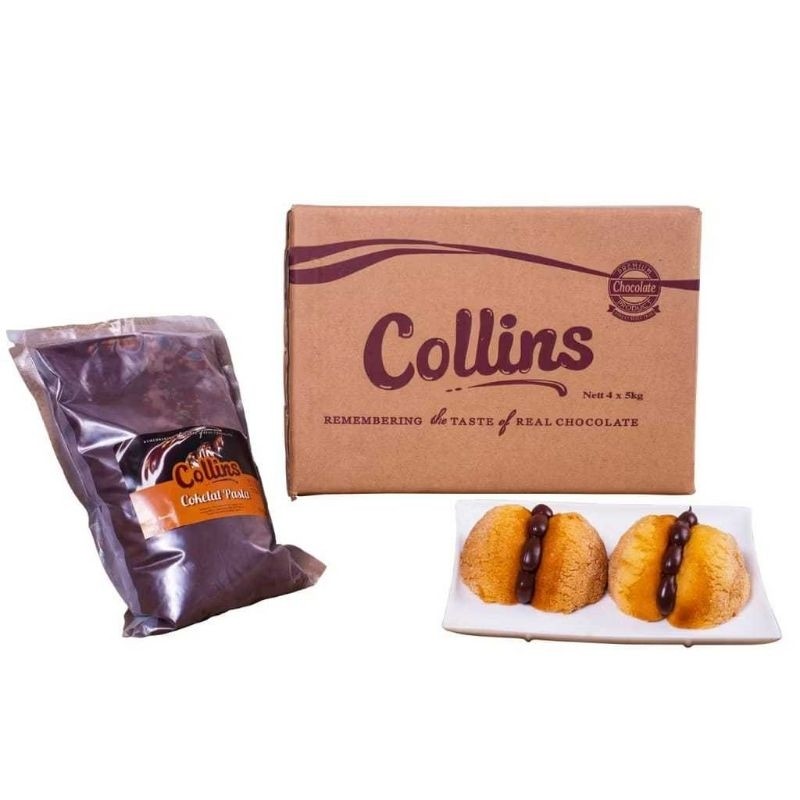 SELAI CHOCOLATE FILLING COLLINS 5 KG / SELAI COKLAT COLLINS