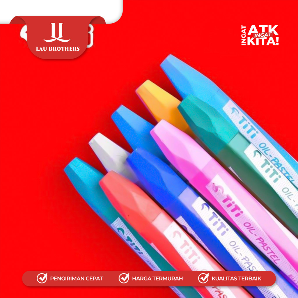 

mg TITI KRAYON MINYAK/ CRAYON OIL PASTEL 18 TI-P-18S (1SET)