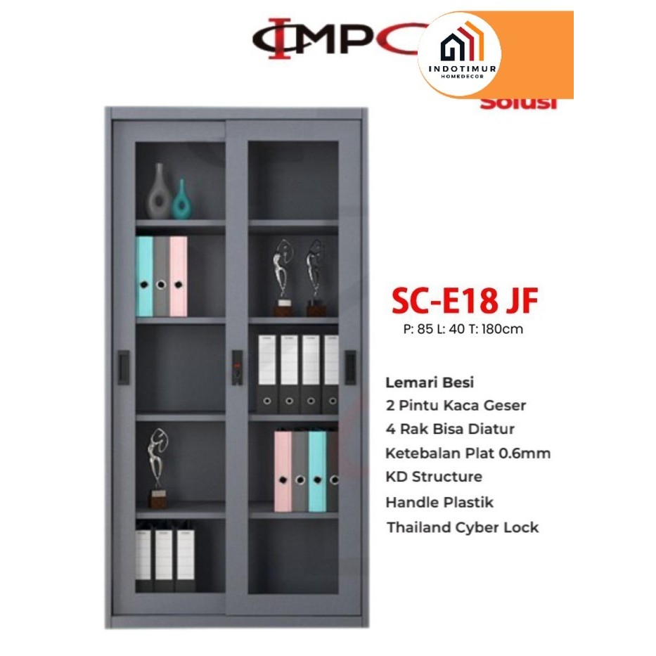 Lemari arsip besi sliding Importa - Bisa Custom Kayu Plywood
