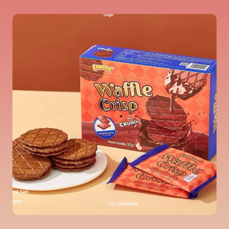 

HALAL LIANGGUI WAFFLE CRISP CHOCOLATE I WAFFLE CRISP ORIGINAL | WAFFLE BISCUIT | VIRAL | BISKUIT | COKLAT