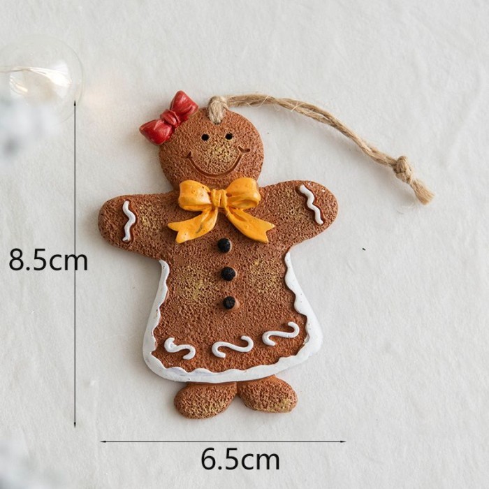 

Hiasan Dekorasi Pohon Natal Christmast Gingerbread Ornaments Xmas - D