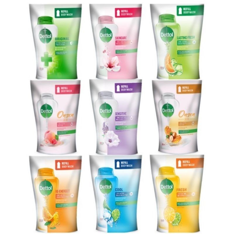 Dettol Body Wash Refill Sabun Cair 250Ml - AMR