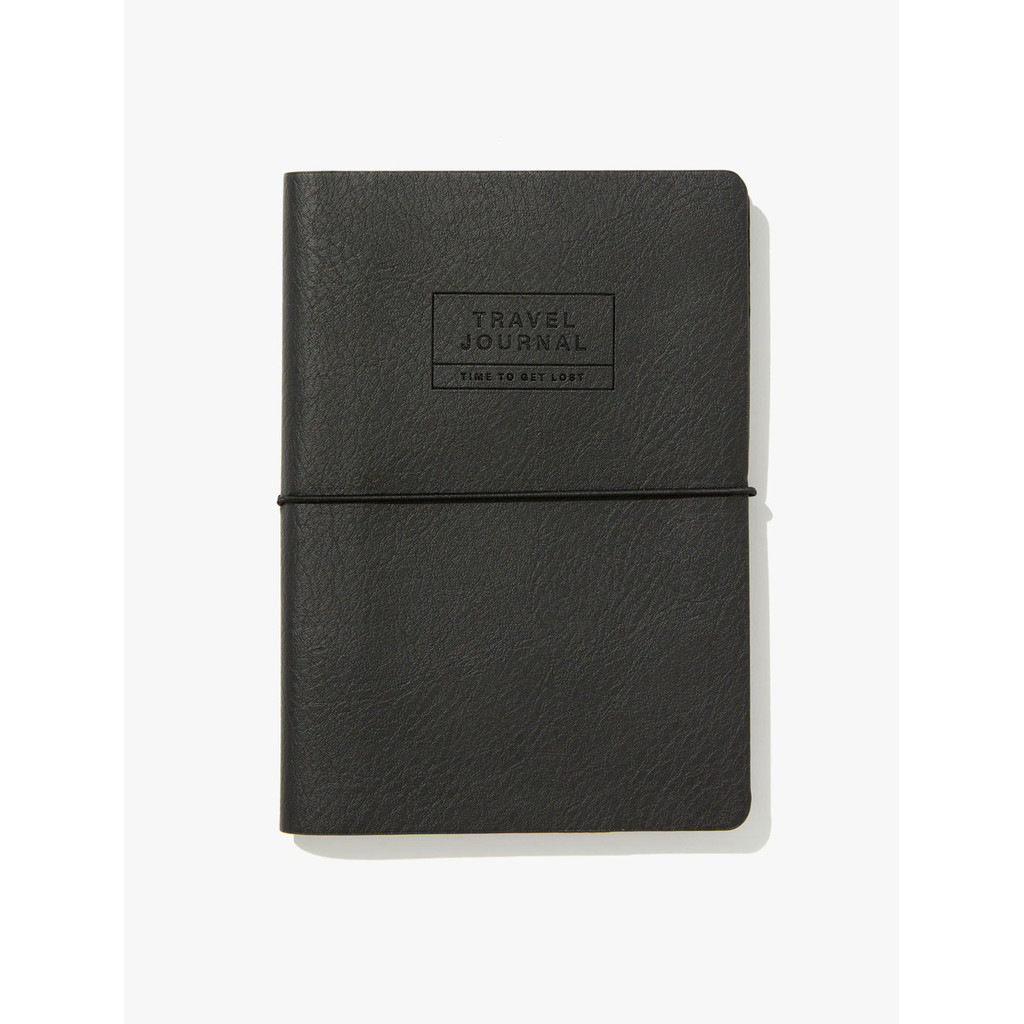 

Typo - Buku & Alat Tulis - Luxe Travel Journal - Jet Black & Slate