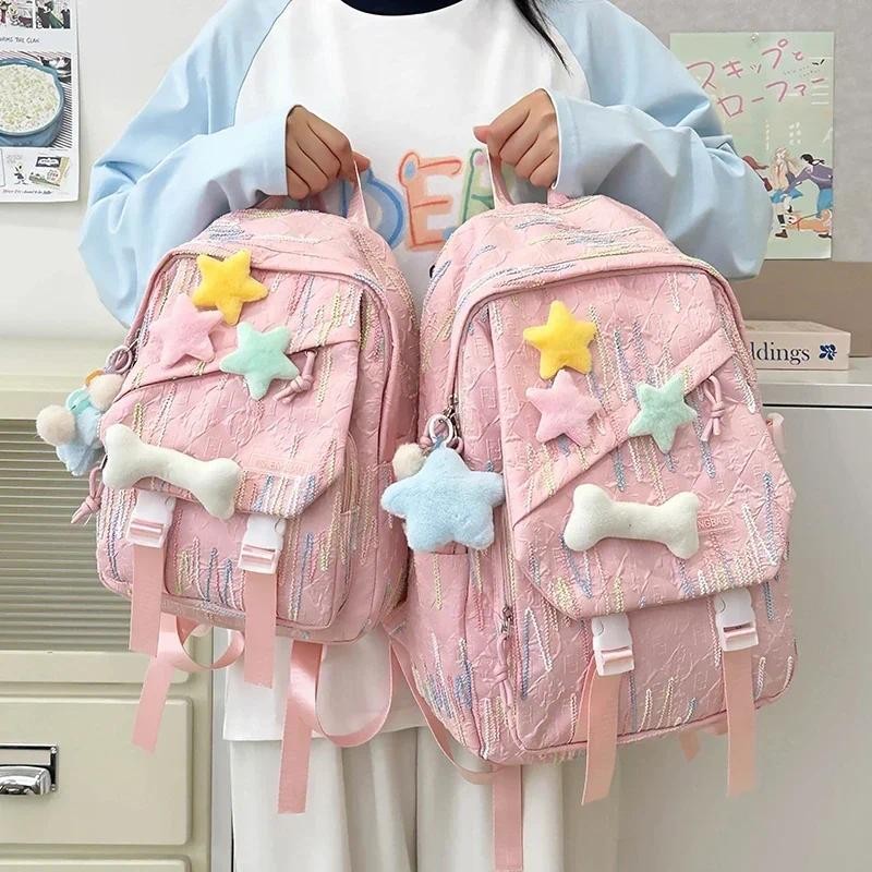 

Cute and Good-looking Schoolbag for Female Students, Primary School, Junior High School and High School Large Capacity Backpack