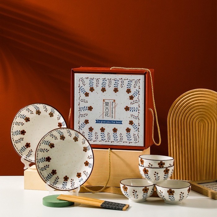 

[New Arrival] HAMPERS LEBARAN / mangkok keramik isi 4 - 2plate+4bowl