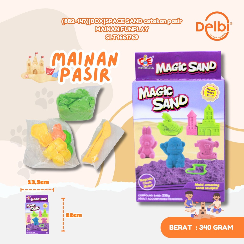 Mainan Edukasi Anak Pasir Ajaib Sand Space Sand Cetakan Pasir Mainan Funplay