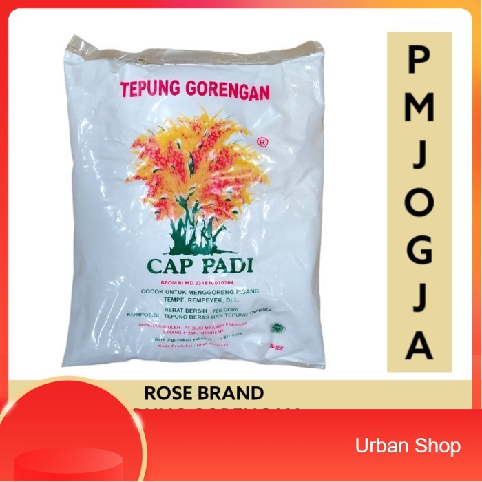 

Rose brand - Tepung Gorengan Cap Padi 200 Gram / Tepung Padi / Tepung gorengan 200 gr .