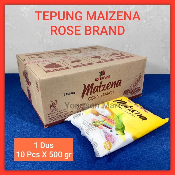 

( 1 DUS ) Tepung maizena Rose Brand 500gr , pati jagung corn starch maizena 500 gram