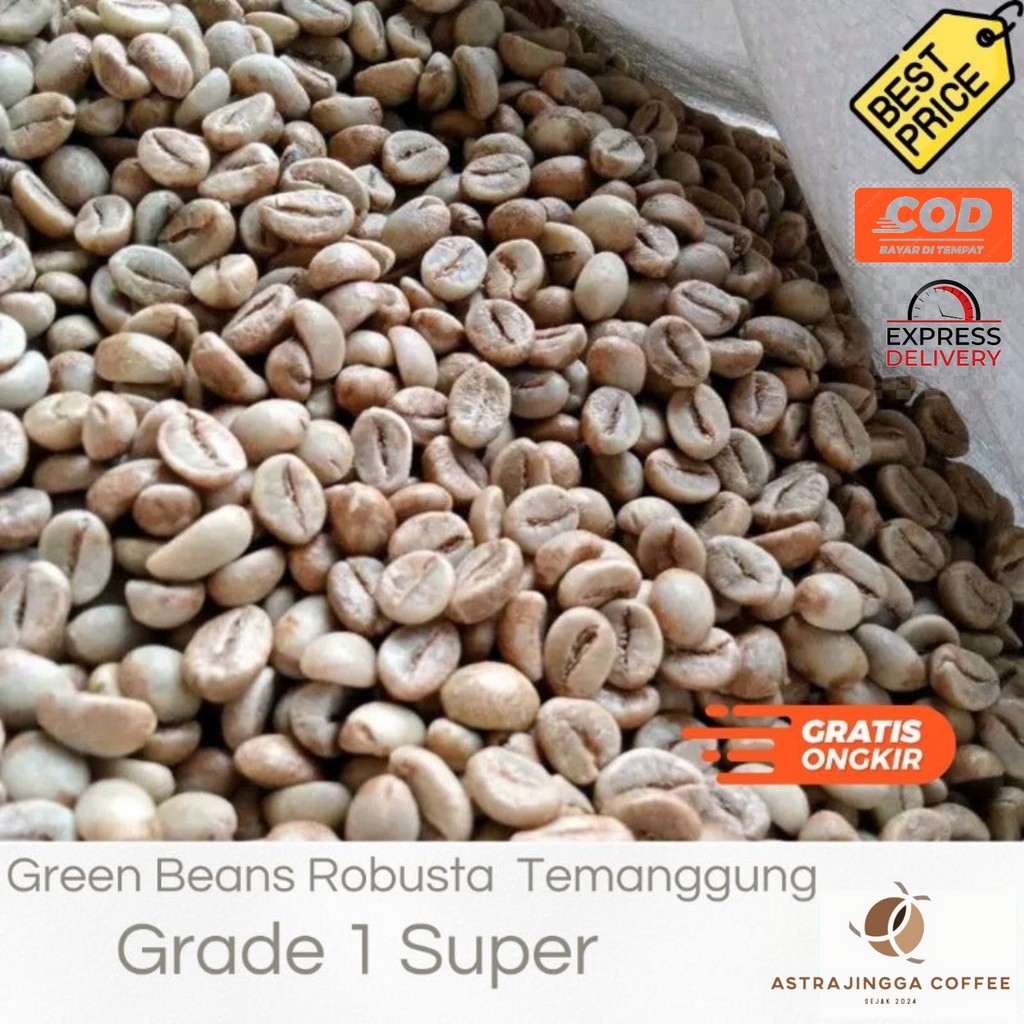 

1Kg Greenbeans Grade 1 Kopi Robusta Temanggung | Astrajingga Coffee