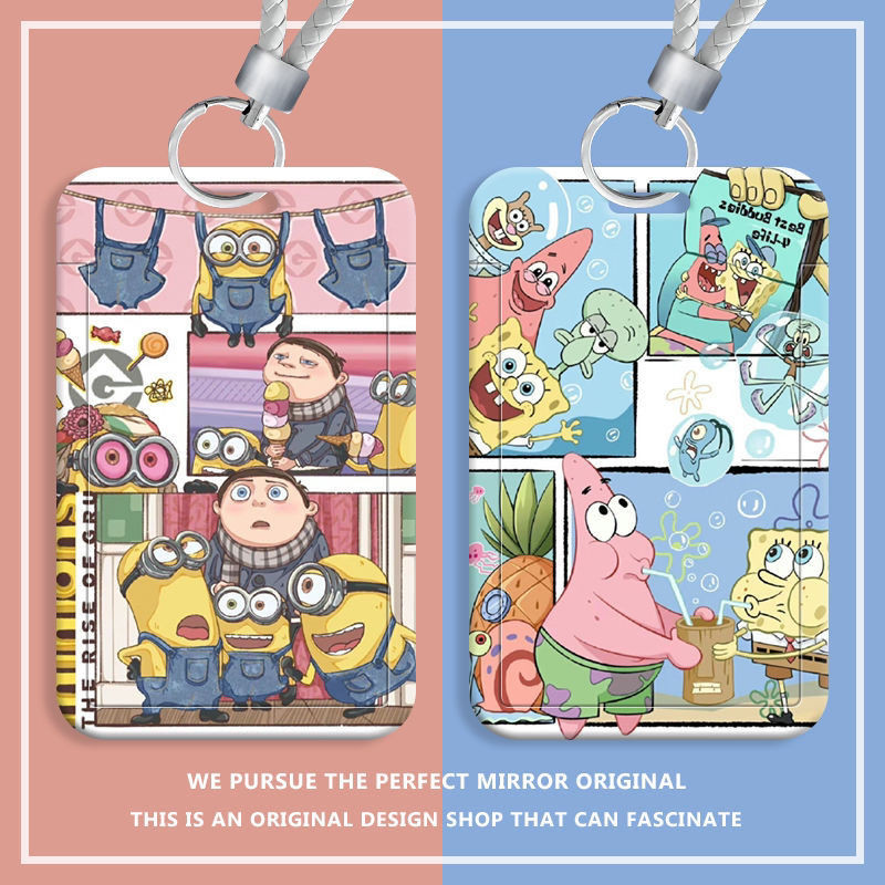 

ID CARD HOLDER, tempat kartu animasi kartun Spongebob/Despicable Me, cocok untuk kantor/sekolah, tempat kartu nama, tempat pelindung kartu pelajar, tempat pelindung kartu akses.