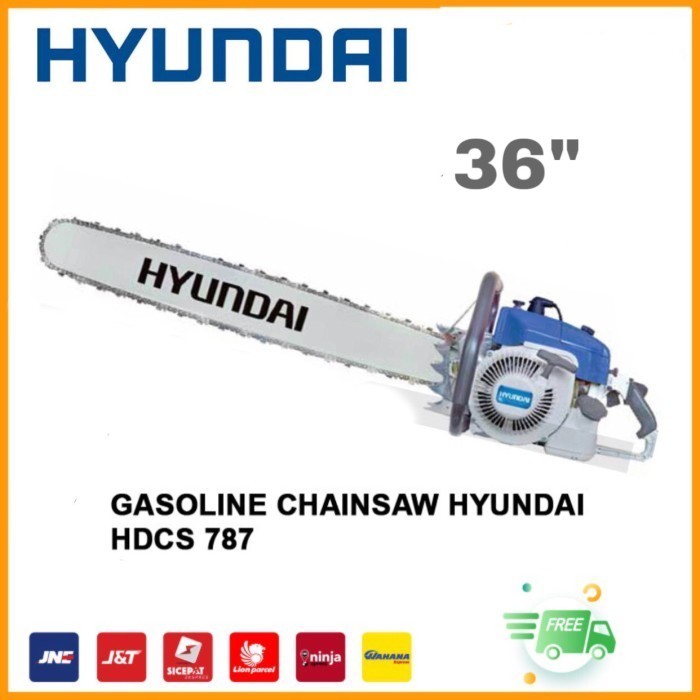 Gergaji Mesin Hyundai HDCS 787 / Gasoline Chainsaw Hyundai HDCS-787