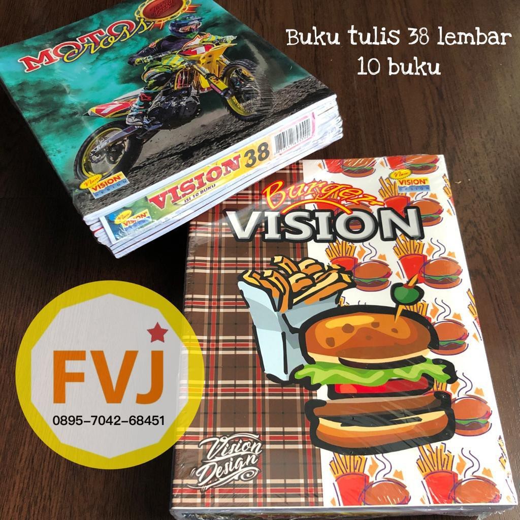 

Buku Tulis 38 harga per pack isi 10 buku - VISION Terbaik Terbaik Harga Grosir