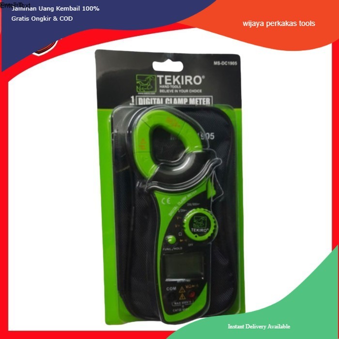 TEKIRO DIGITAL CLAMP METER/ TANG AMPERE DIGITAL