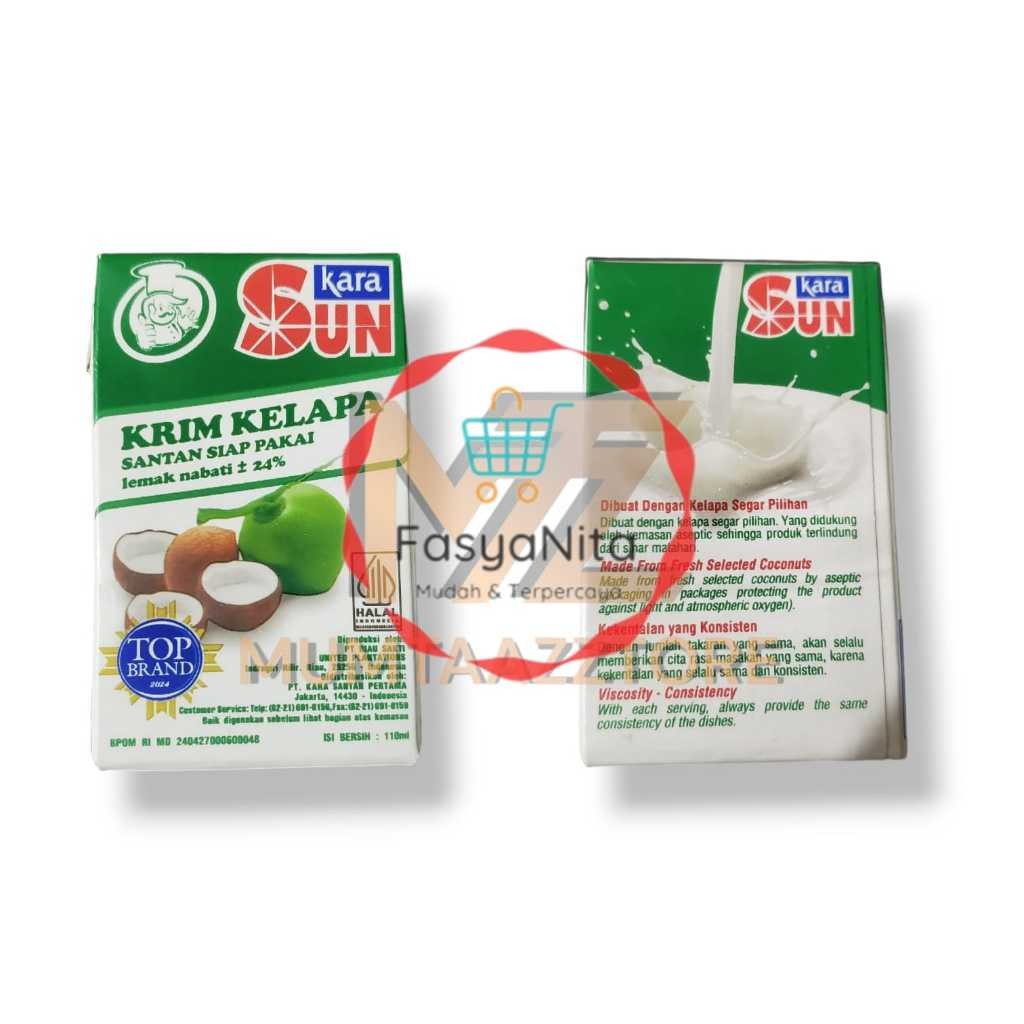 

SUNKARA SANTAN KELAPA Santan Siap Pakai 110ML | Per pcs - Fasyanita Denpasar