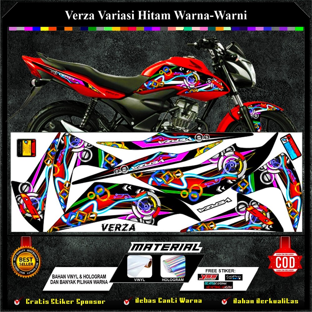 variasi Striping Verza 2013 2014 2015 Sticker Setiker Verza Motif Design Vietnam Motif Terlaris