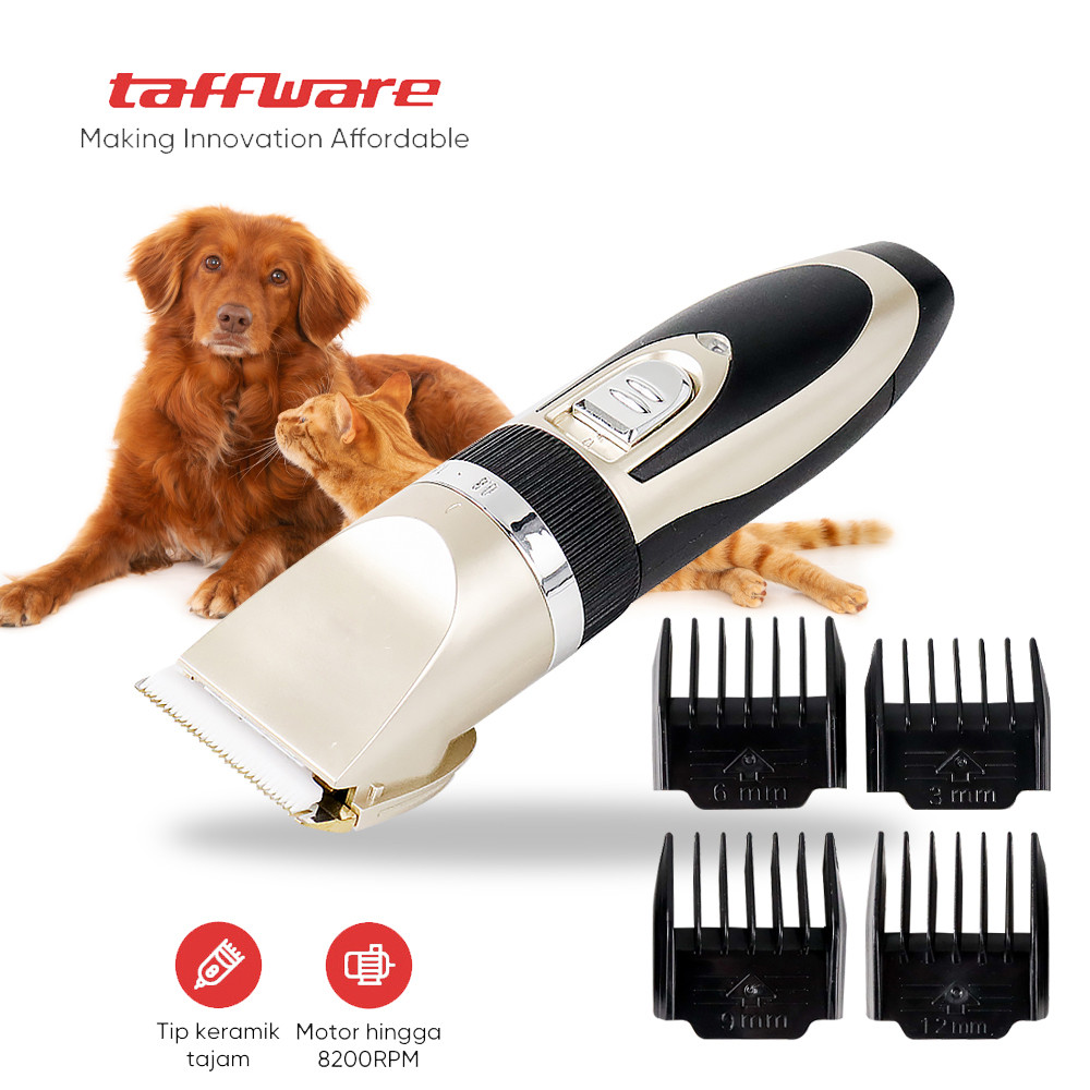 Taffware Pet Dog Clipper: Alat Cukur Hewan Peliharaan Tenang & Efektif