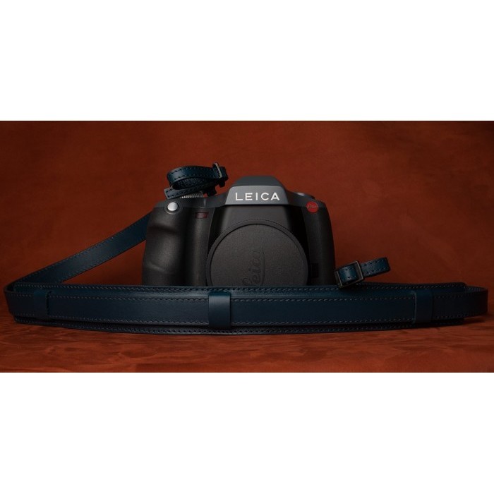 Angelo Pelle Neckstrap Ferrara for Leica SL S M Q CL --Blue
