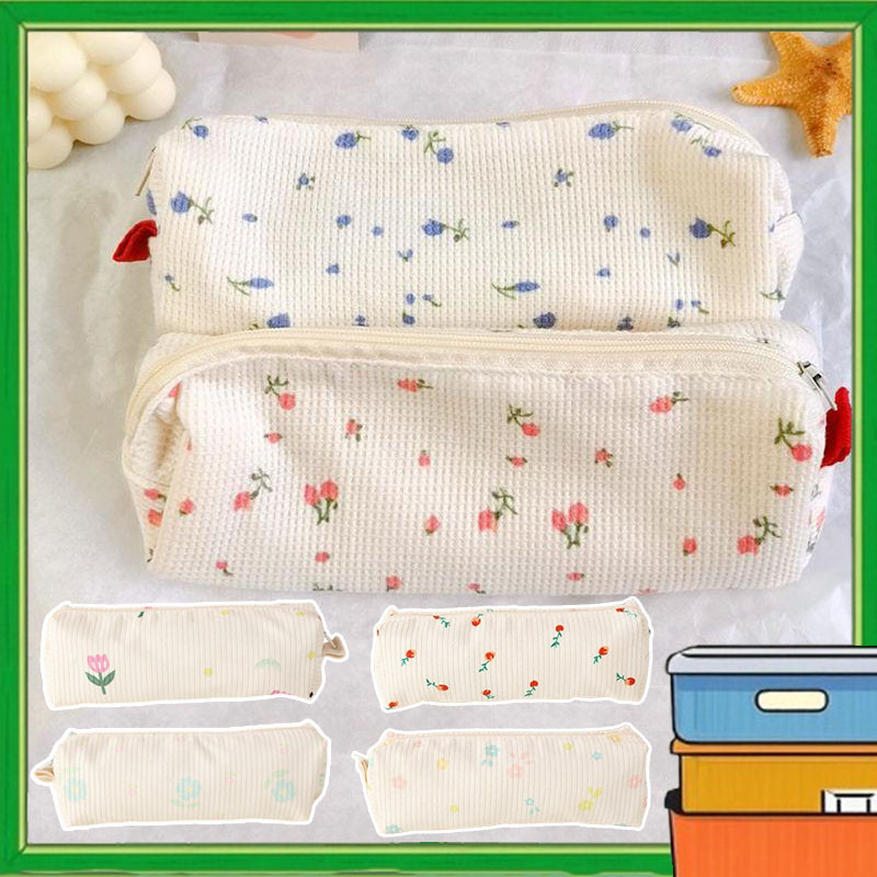 

Pencil Case Kotak Pensil Sekolah Motif Little Flower Kotak Pensil Imut Trendy Kotak Pensil