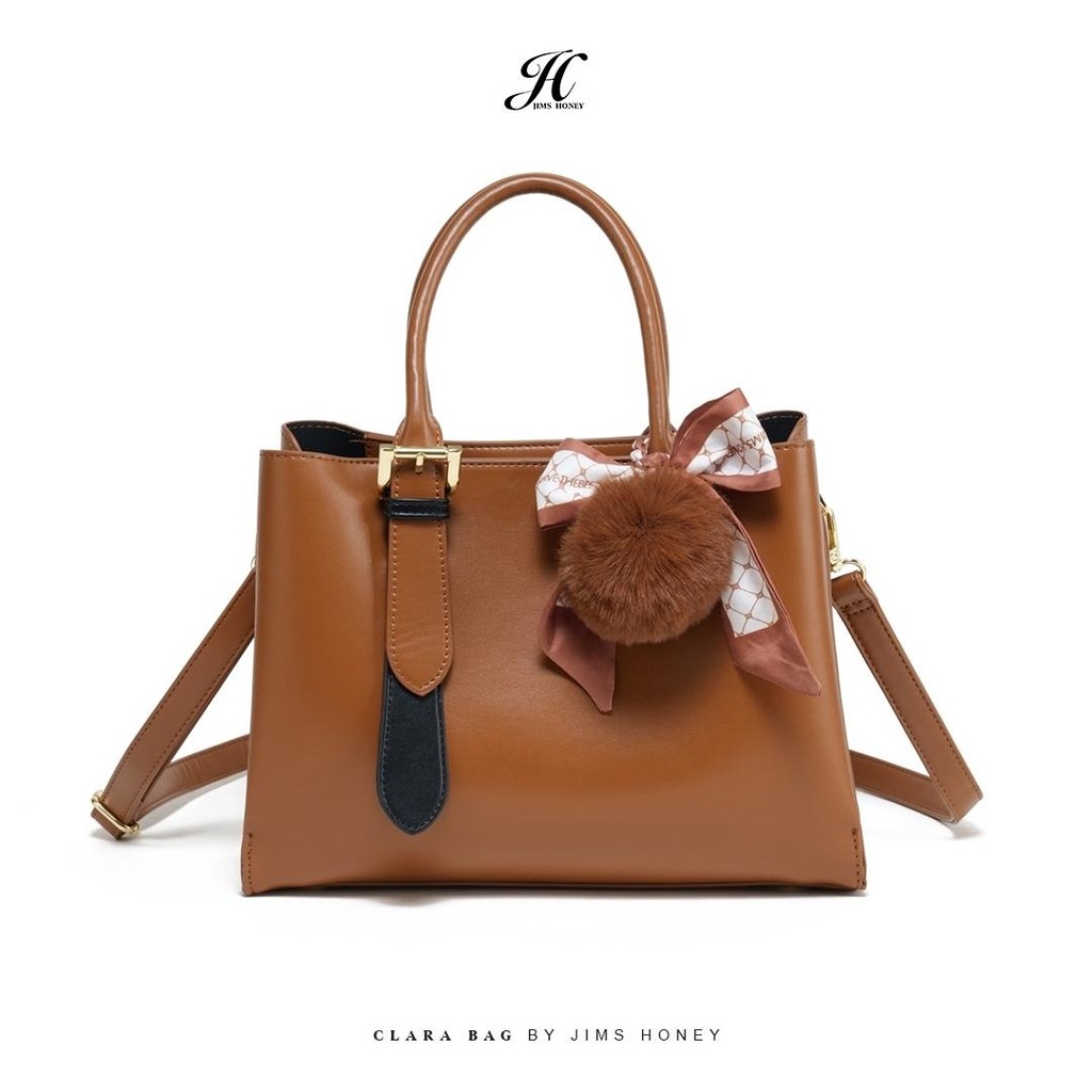 JIMS HONEY LOMBOK Clara Bag - Tas Tote Bag Wanita Kulit ToteBag Cewek Tas Tangan Wanita