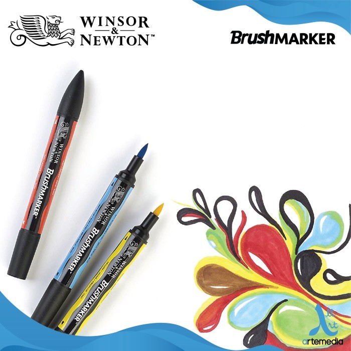 

best -Brush Marker Winsor & Newton Promarker Brush Pen Dual Point Pena Kuas