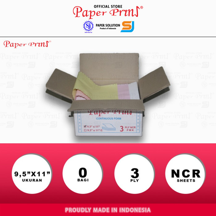 

best -Paperpryns Kertas Continuous Form 3PLY NCR 9,5" x 11