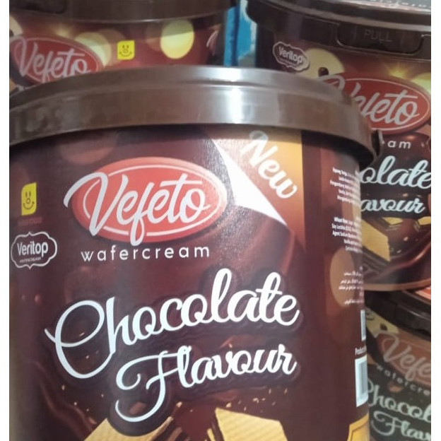 

NEW Wafer Veritop chocolate 1 dus isi 6 toples
