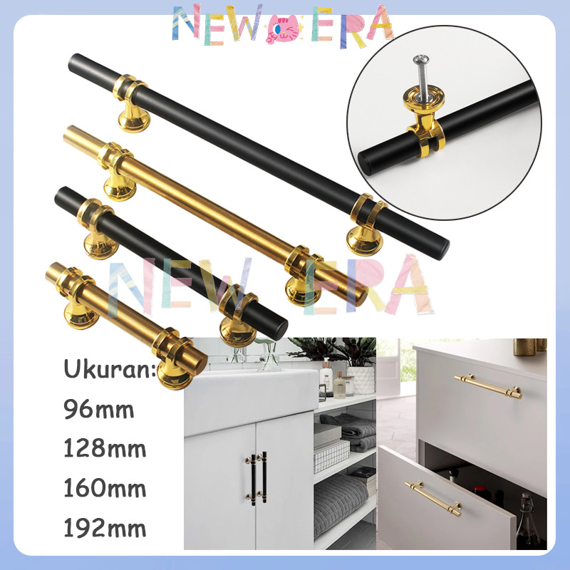 Gagang Pintu Lemari Gold Black Gagang Pintu Gagang Sederhana