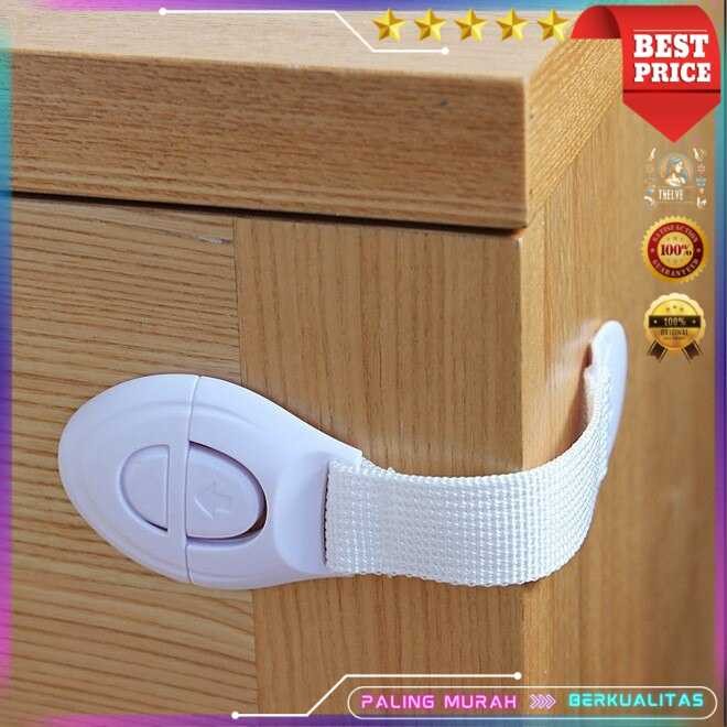 

KOOLBOY Kunci Laci Lemari Ribbon Lock Safety Kids Drawer - LK-003