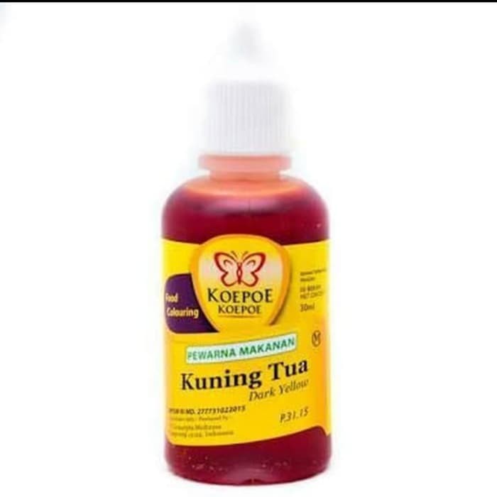 

Koepoe Koepoe Pewarna Makanan 30ml | Kuning Tua - ABO