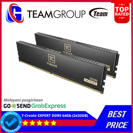 TEAM T-CREATE EXPERT RAM DDR5 32GB (16GBX2) 6400MHZ