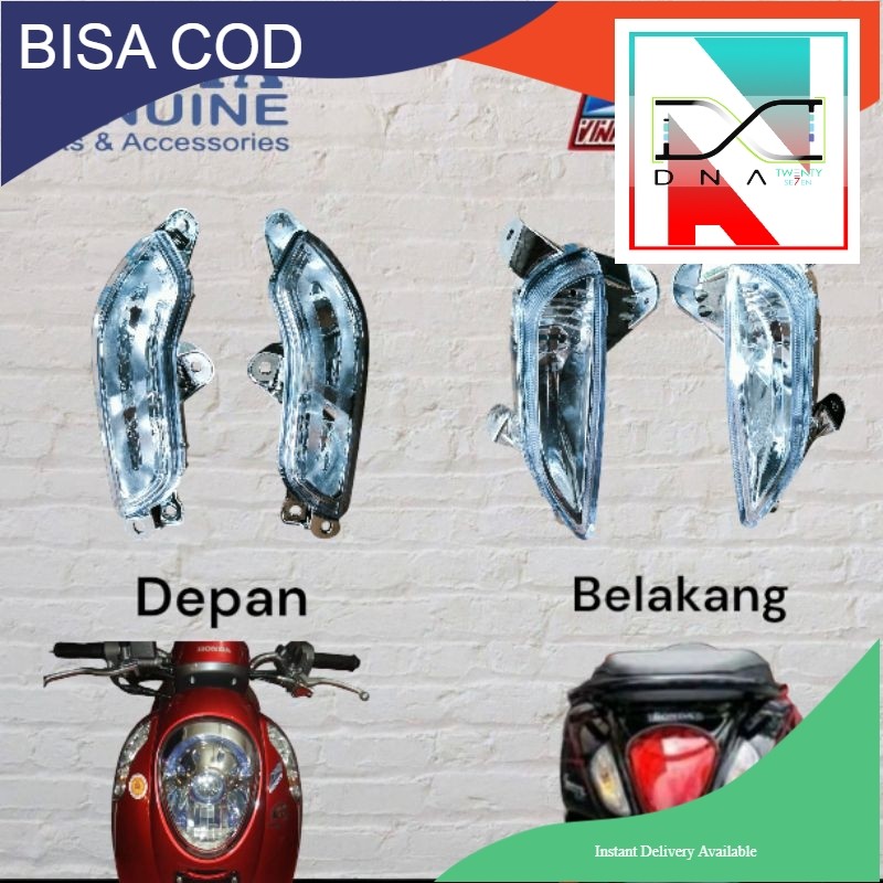 sen depan Scoopy fi k16 sen belakang Scoopy fi k16 front winker rear winker Scoopy fi k16 sein depan