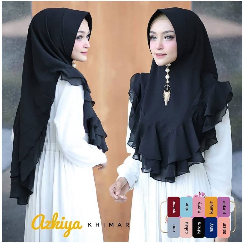 Khimar Jilbab Alia Rempel Grosir Murah/ Busana Muslim/ Jilbab Muslim/ Grosir Jilbab